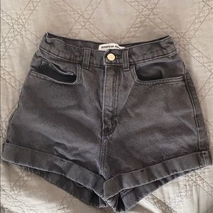 American apparel high waisted vintage short